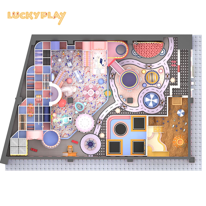 Preschool children's indoor play equipment