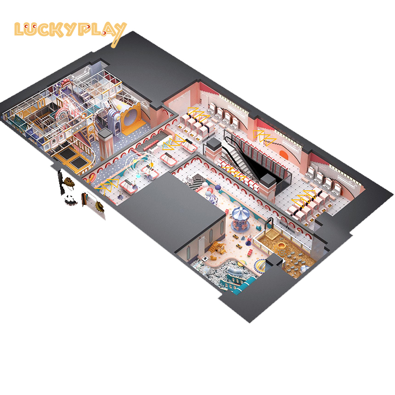 Commercial children's indoor playground equipment