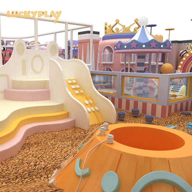 Slide Indoor Playground Supplier Straight Indoor Playground Slide