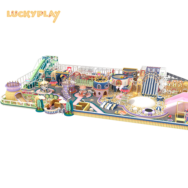 Large luxury commercial children's indoor playground equipment