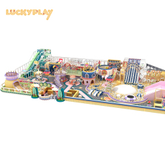 Large luxury commercial children's indoor playground equipment