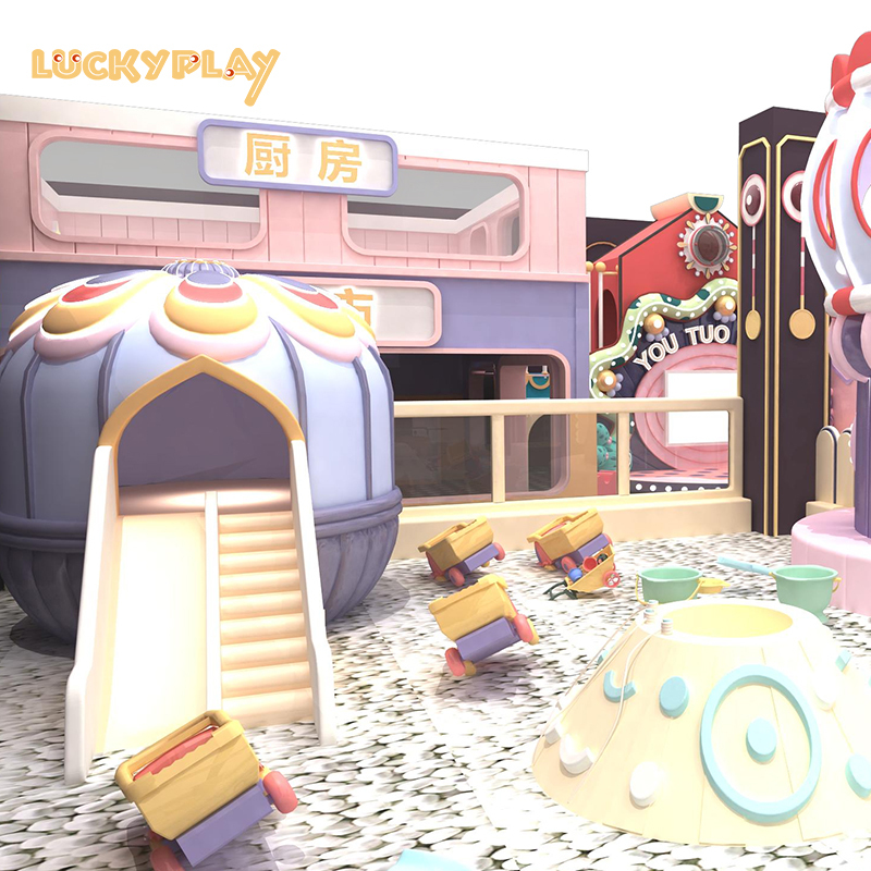 China made children's soft amusement equipment soft area