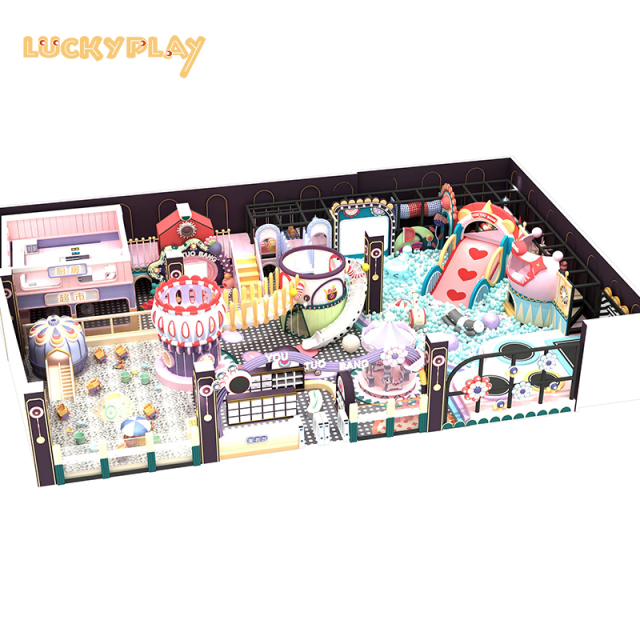 China made children's soft amusement equipment soft area