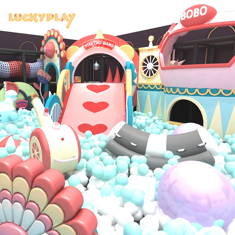 China made children's soft amusement equipment soft area