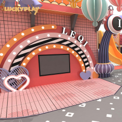 Children's slide ball pool indoor playground
