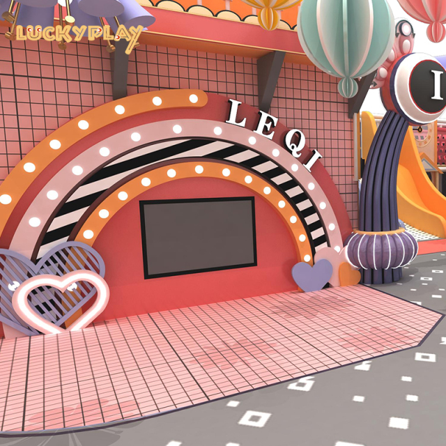 Children's slide ball pool indoor playground