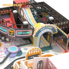 Large slide ball pool kids indoor playground