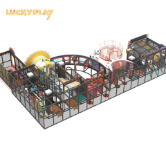 Large slide ball pool kids indoor playground