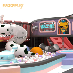 Large slide ball pool kids indoor playground