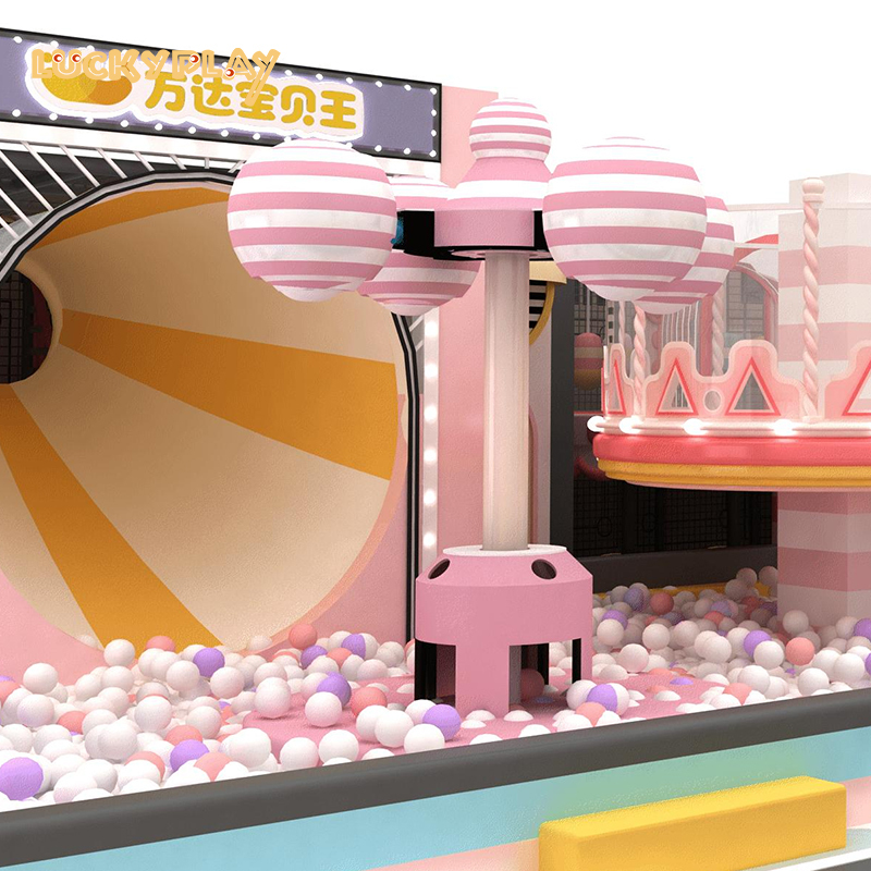 Large slide ball pool kids indoor playground