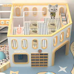 Indoor playhouse soft play area