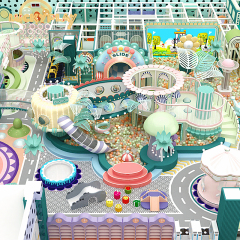 Multifunctional children's indoor playground