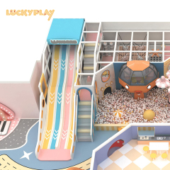 Indoor playhouse soft play area