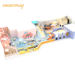 Indoor playhouse soft play area
