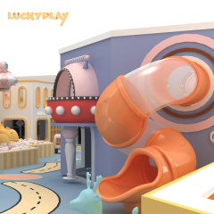 Indoor playhouse soft play area