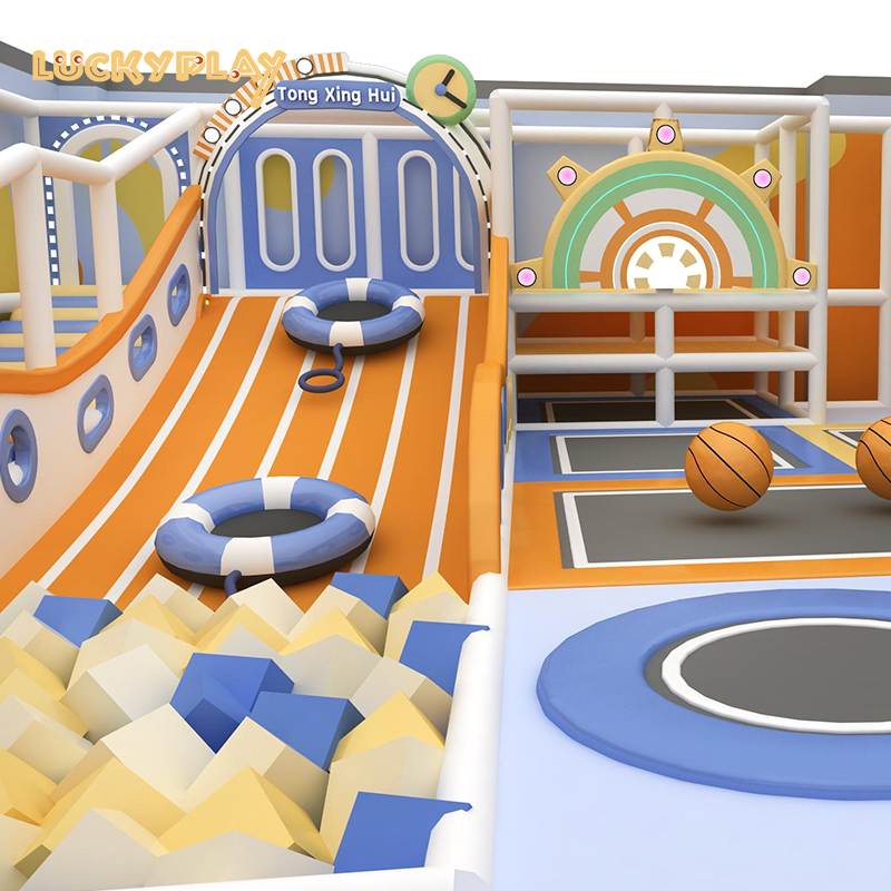Kids indoor play equipment slides