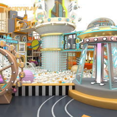 Space Planet theme children's indoor playground