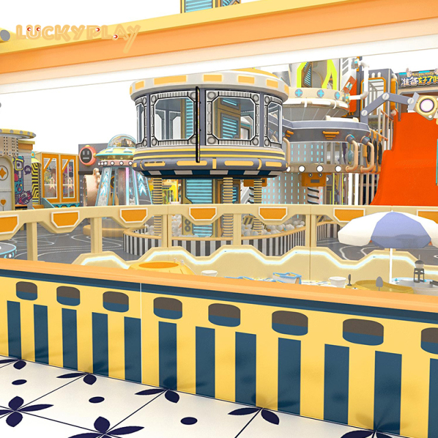Space Planet theme children's indoor playground