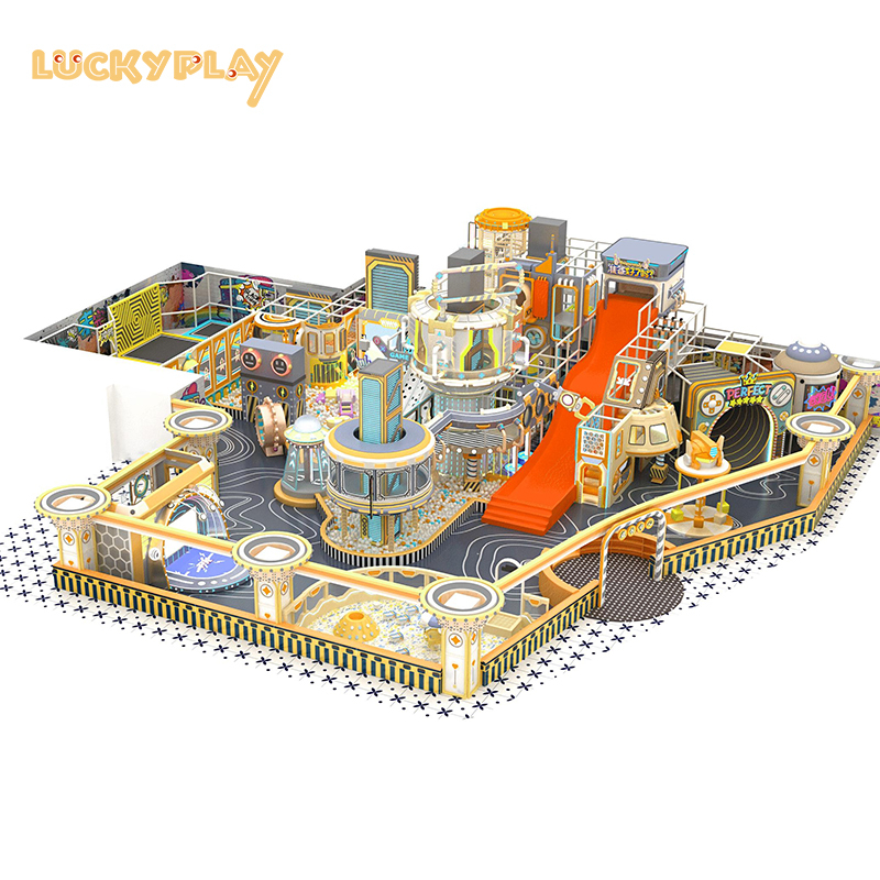 Space Planet theme children's indoor playground
