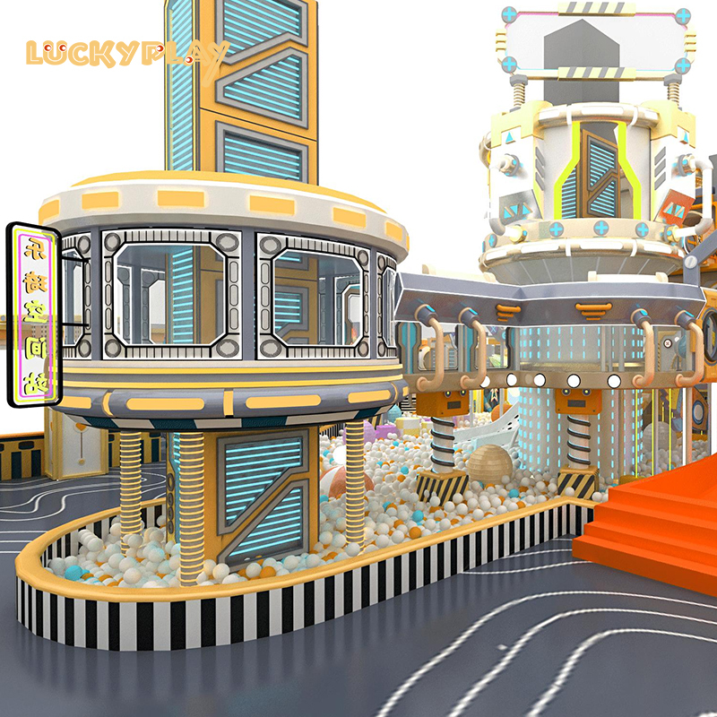 Space Planet theme children's indoor playground