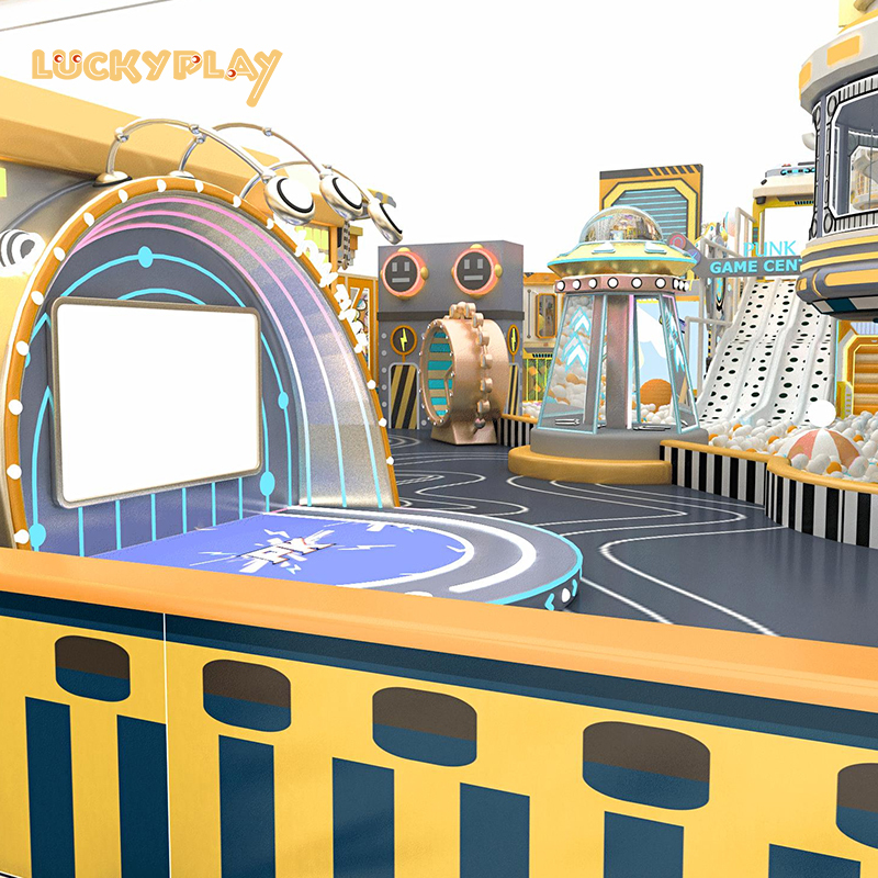 Space Planet theme children's indoor playground