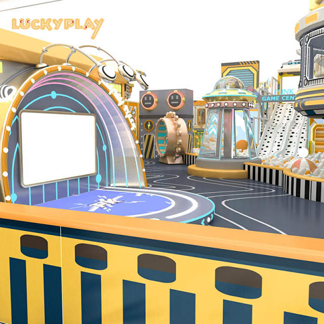 Space Planet theme children's indoor playground
