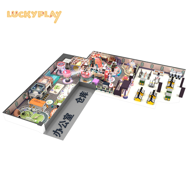 Sweet candy theme children's indoor playground