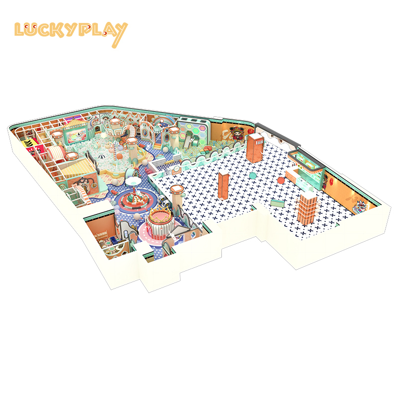 Chinese trend children's indoor playground design scheme