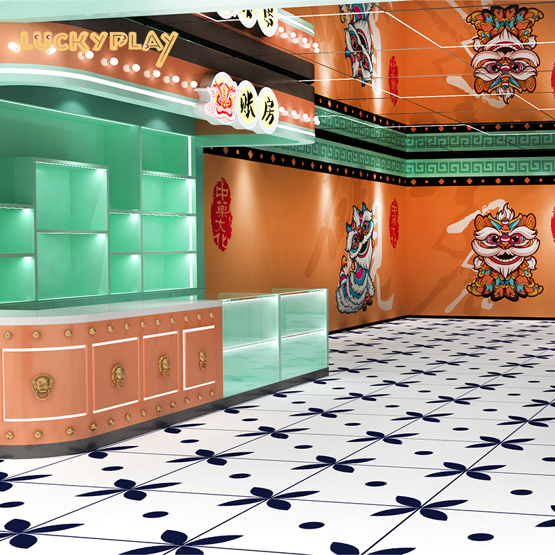 Chinese trend children's indoor playground design scheme