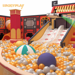Red Chinese theme indoor playground