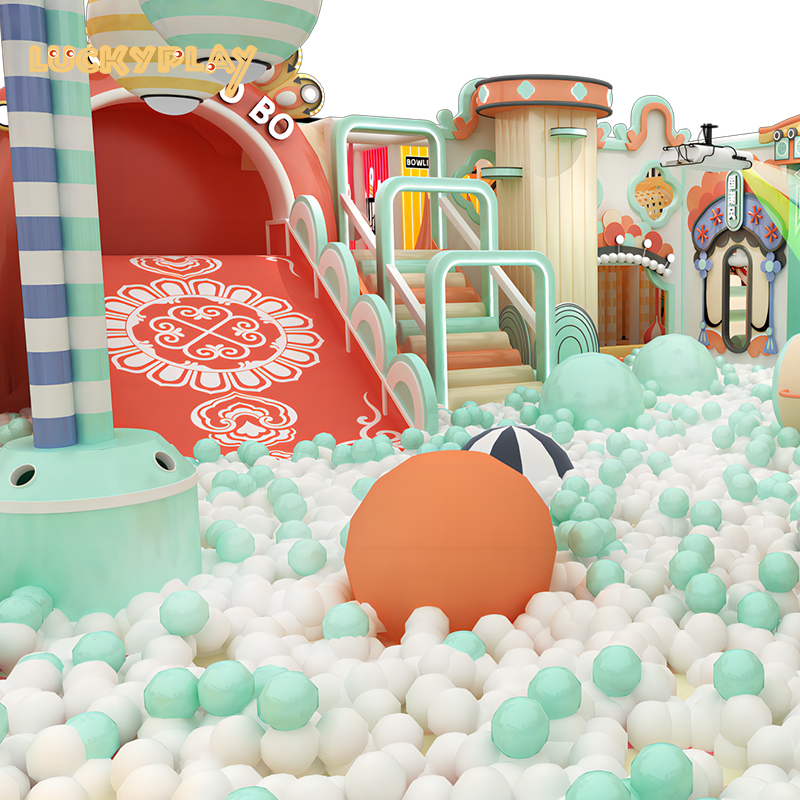 Chinese trend children's indoor playground design scheme