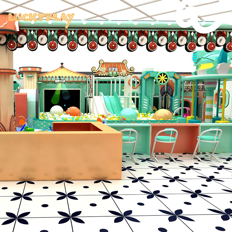 Chinese style children's indoor playground design