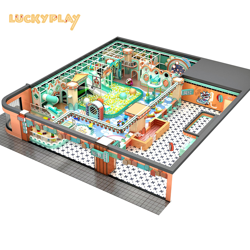 Chinese style children's indoor playground design