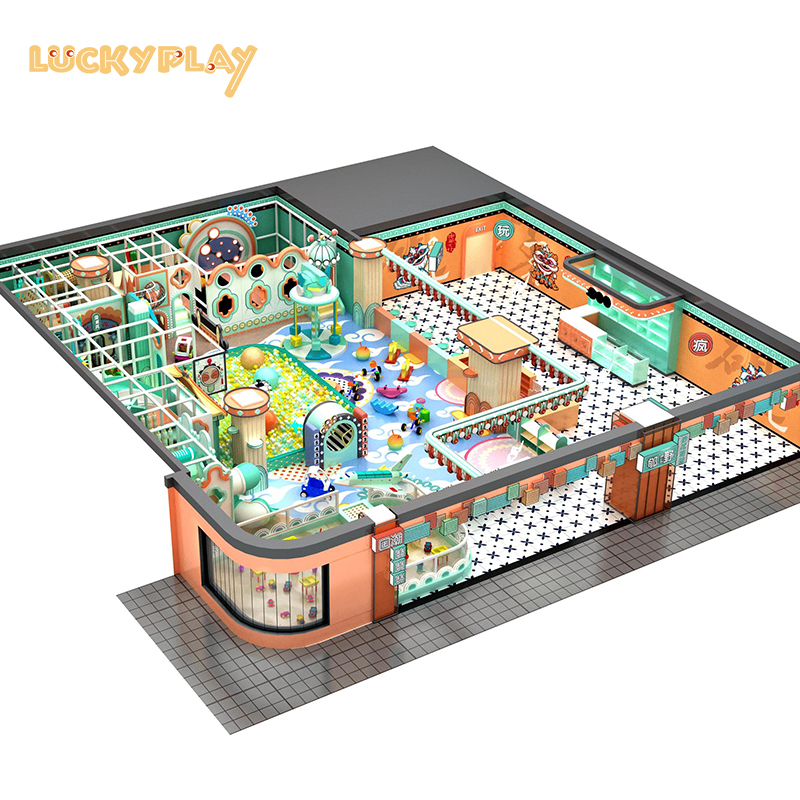 Chinese style children's indoor playground design