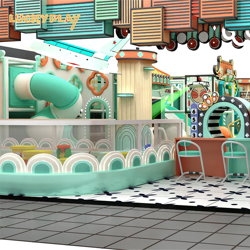 Chinese style children's indoor playground design