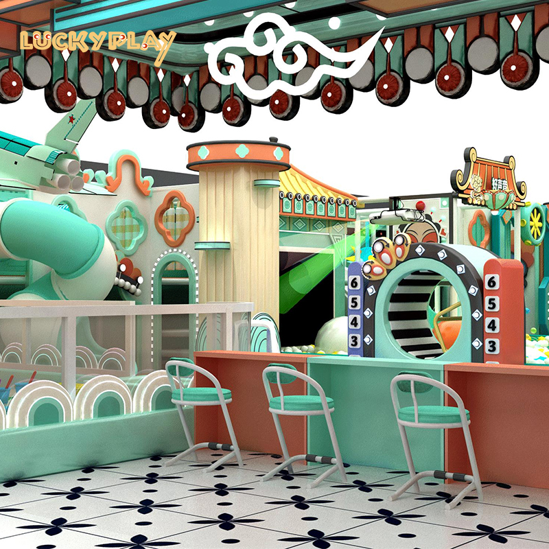 Chinese style children's indoor playground design