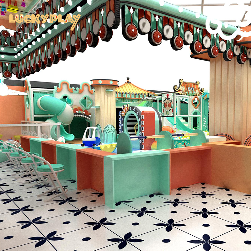 Chinese style children's indoor playground design