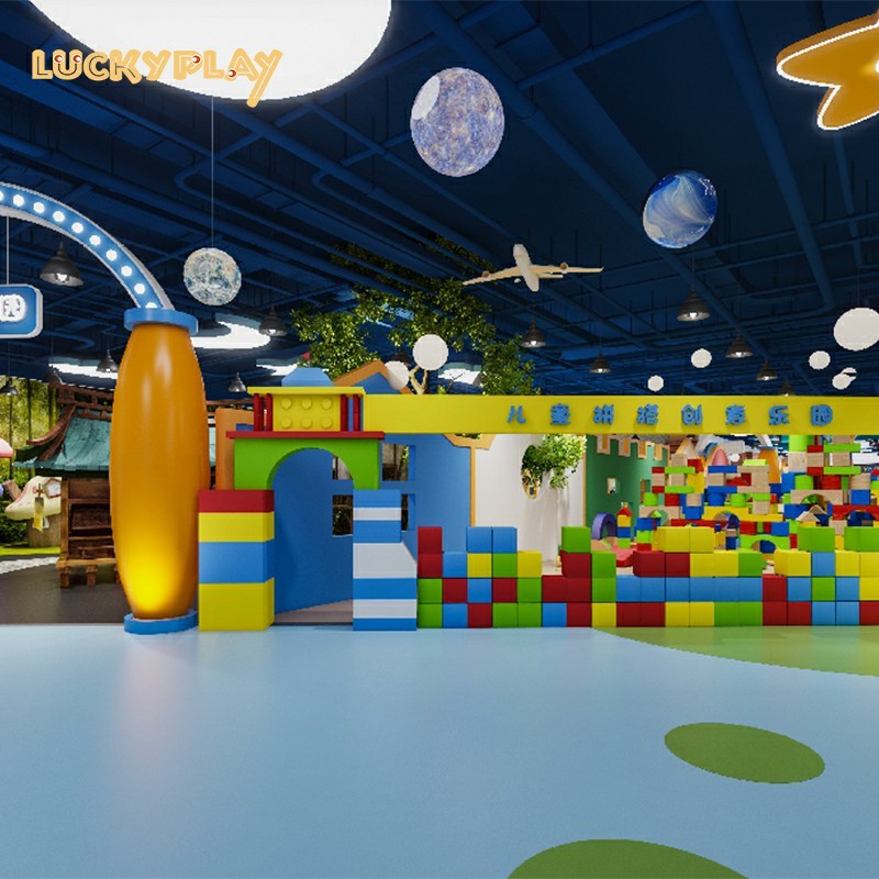 Soft indoor play equipment for toddlers