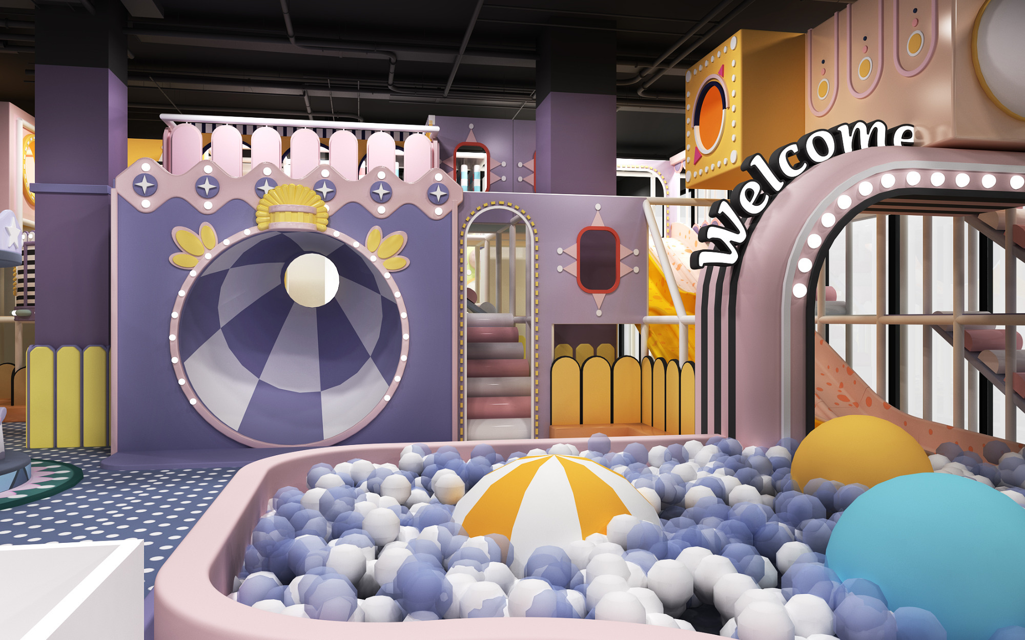410m² Macaroon Magic The Enchanted Naughty Castle