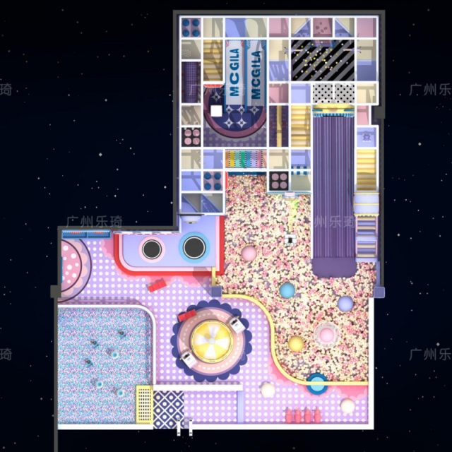 335m² Mengzila Naughty Castle