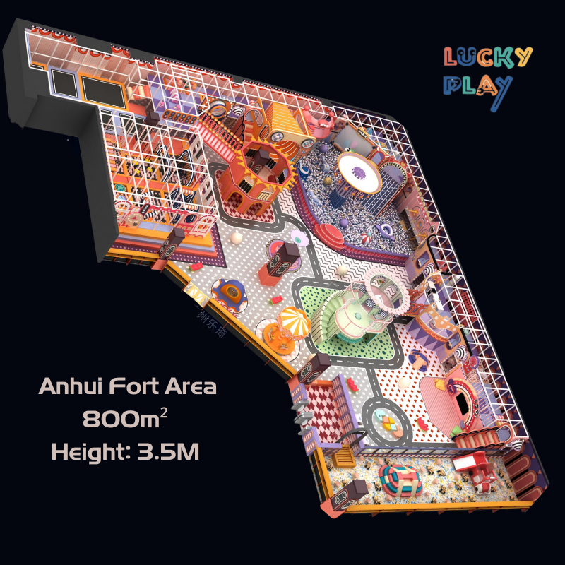 800m² Fully Customisable Fort Playground
