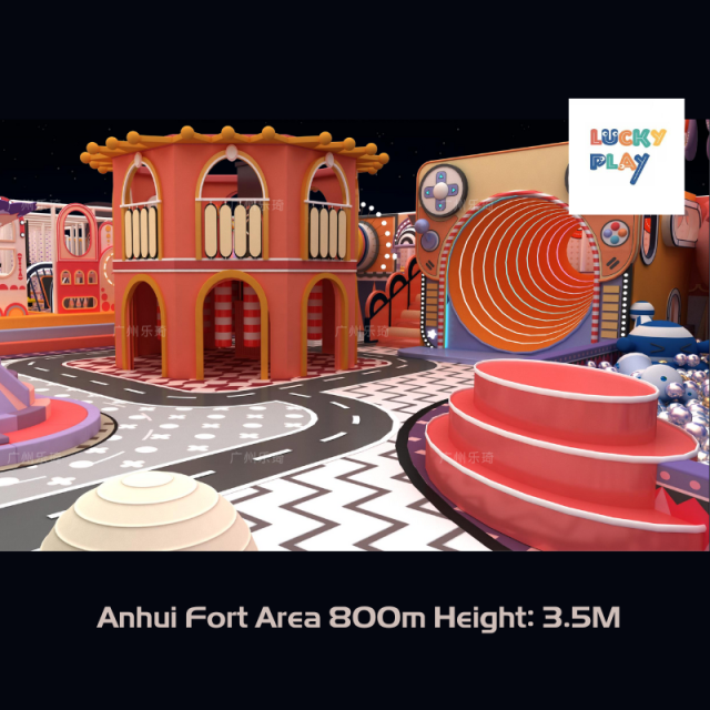 800m² Fully Customisable Fort Playground