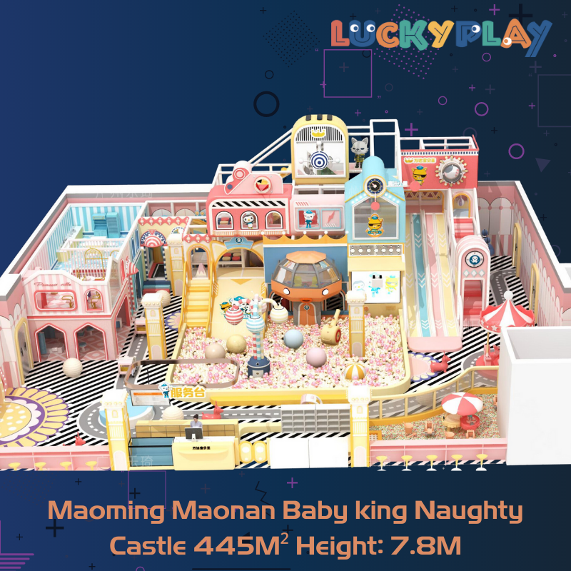 445M² Fully Customised Baby king Naughty Castle