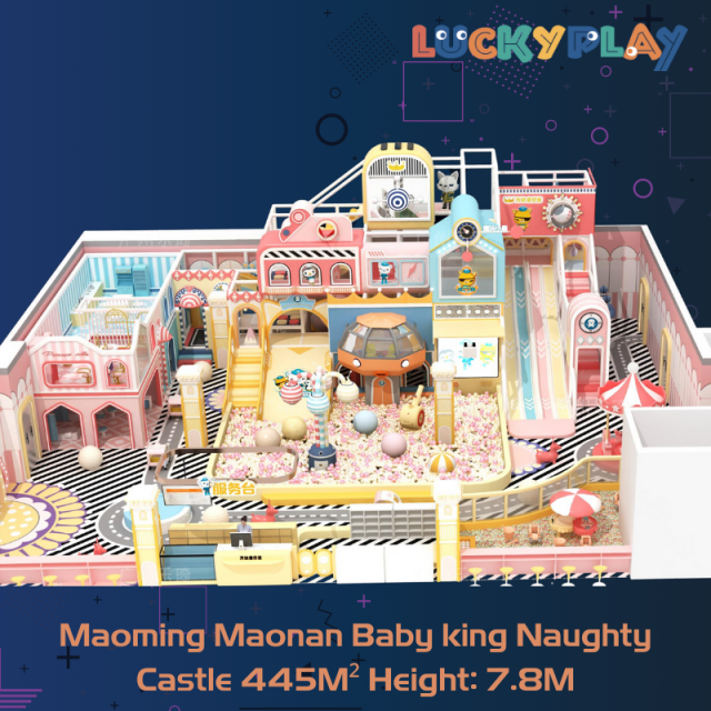 445M² Fully Customised Baby king Naughty Castle