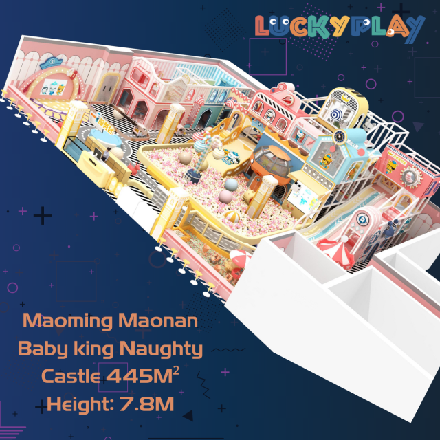 445M² Fully Customised Baby king Naughty Castle