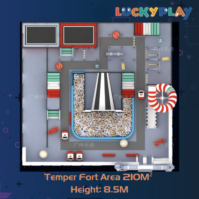 210M² Indoor Play Zone Modern Design