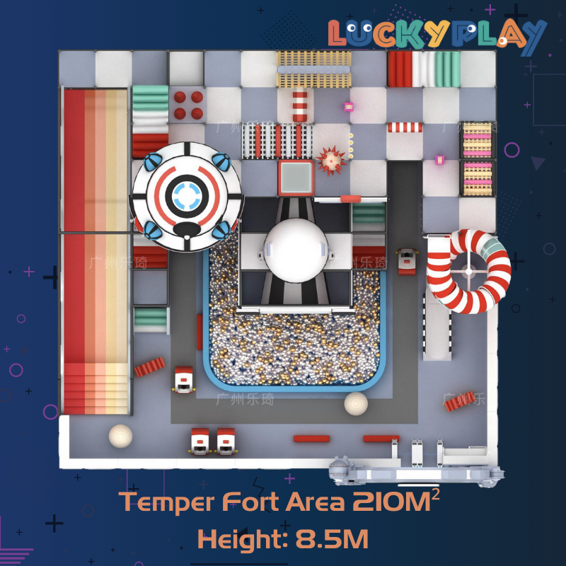 210M² Indoor Play Zone Modern Design