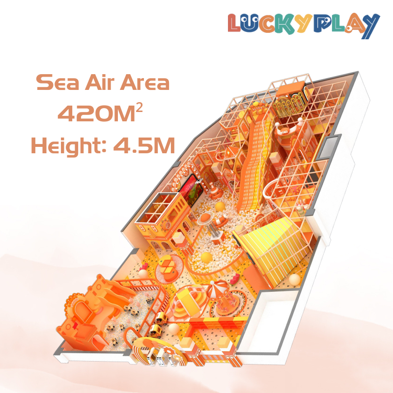 420M² Fully Customizable Maccaron Themed Indoor Playzone