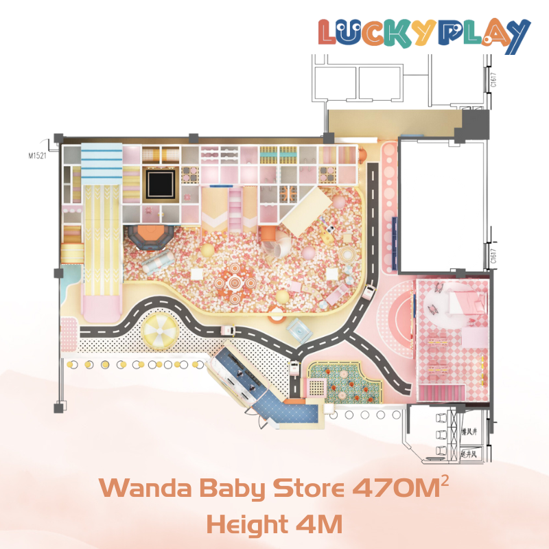 470M² Multi-Games Indoor Playground For Sale