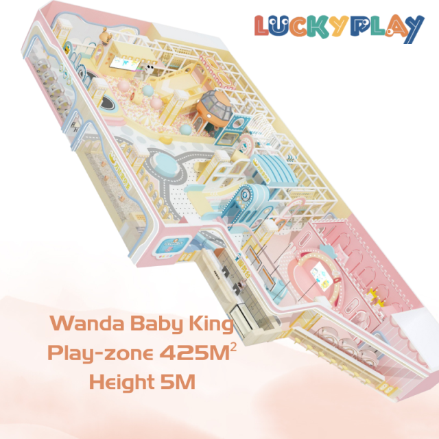 425M² Macarron Theme Fully Customisable Indoor Playground